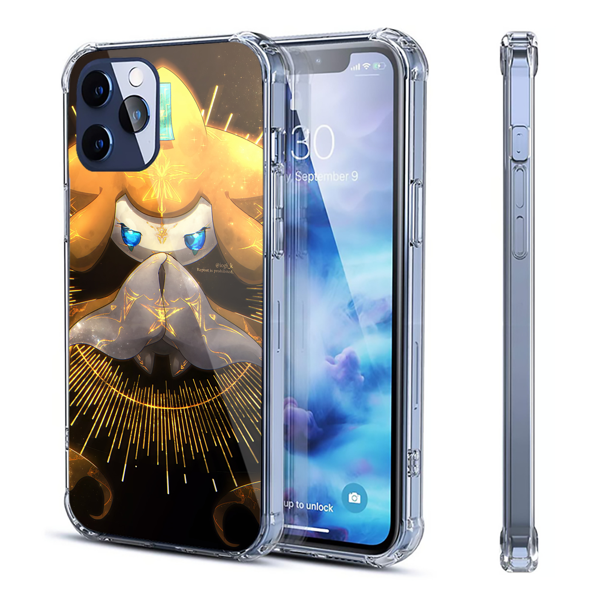（画像用） ポケットモンスター Pokémon 【iPhone 12シリーズ対応】透明スマホケース（クリアソフトケース）